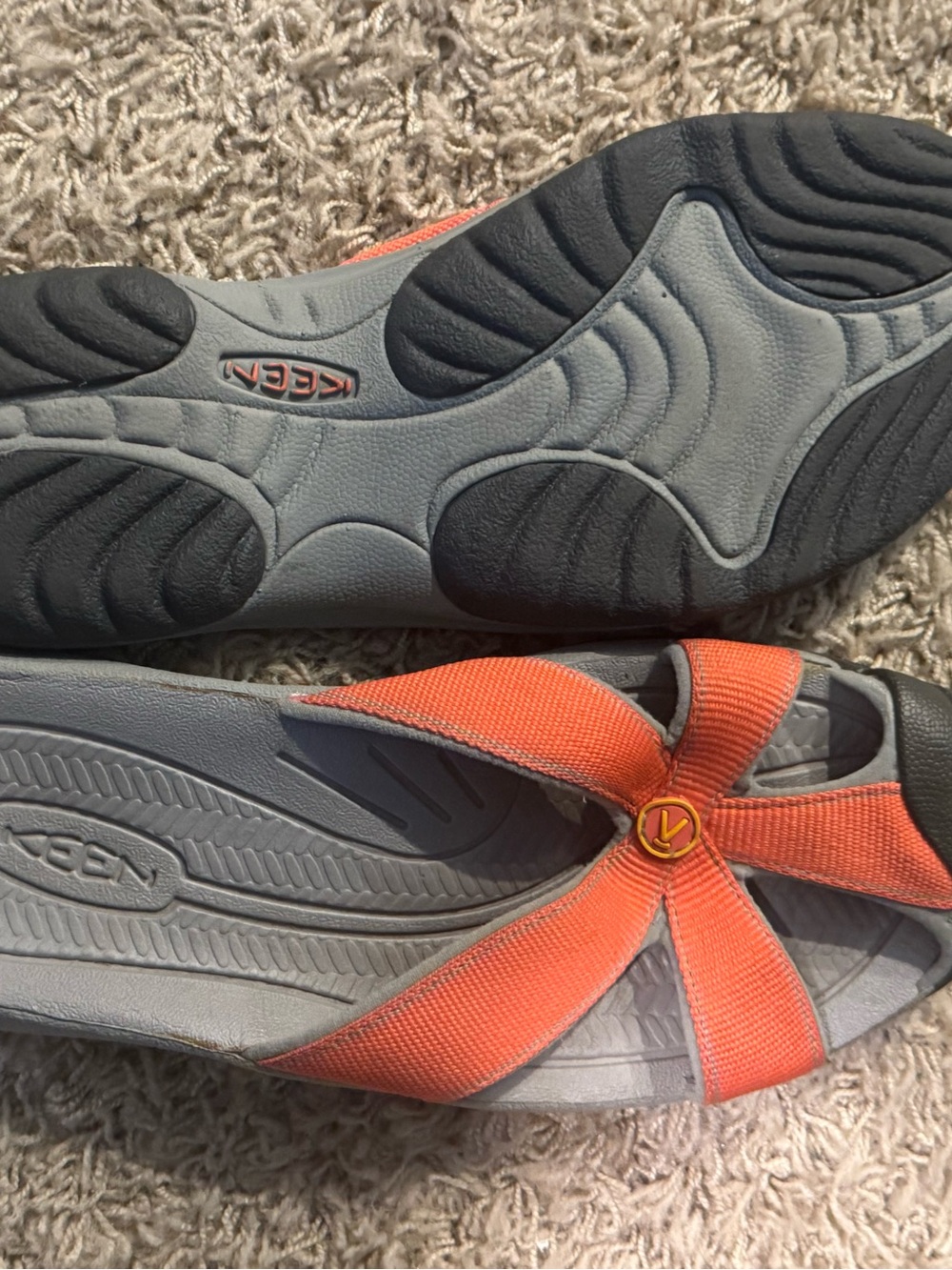 KEEN Women’s Orange Sport Slide Sandals 10.5/41 - Picture 2 of 3